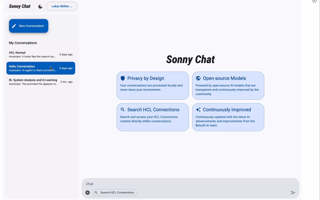 Lösungen für HCL Connections – SONNY